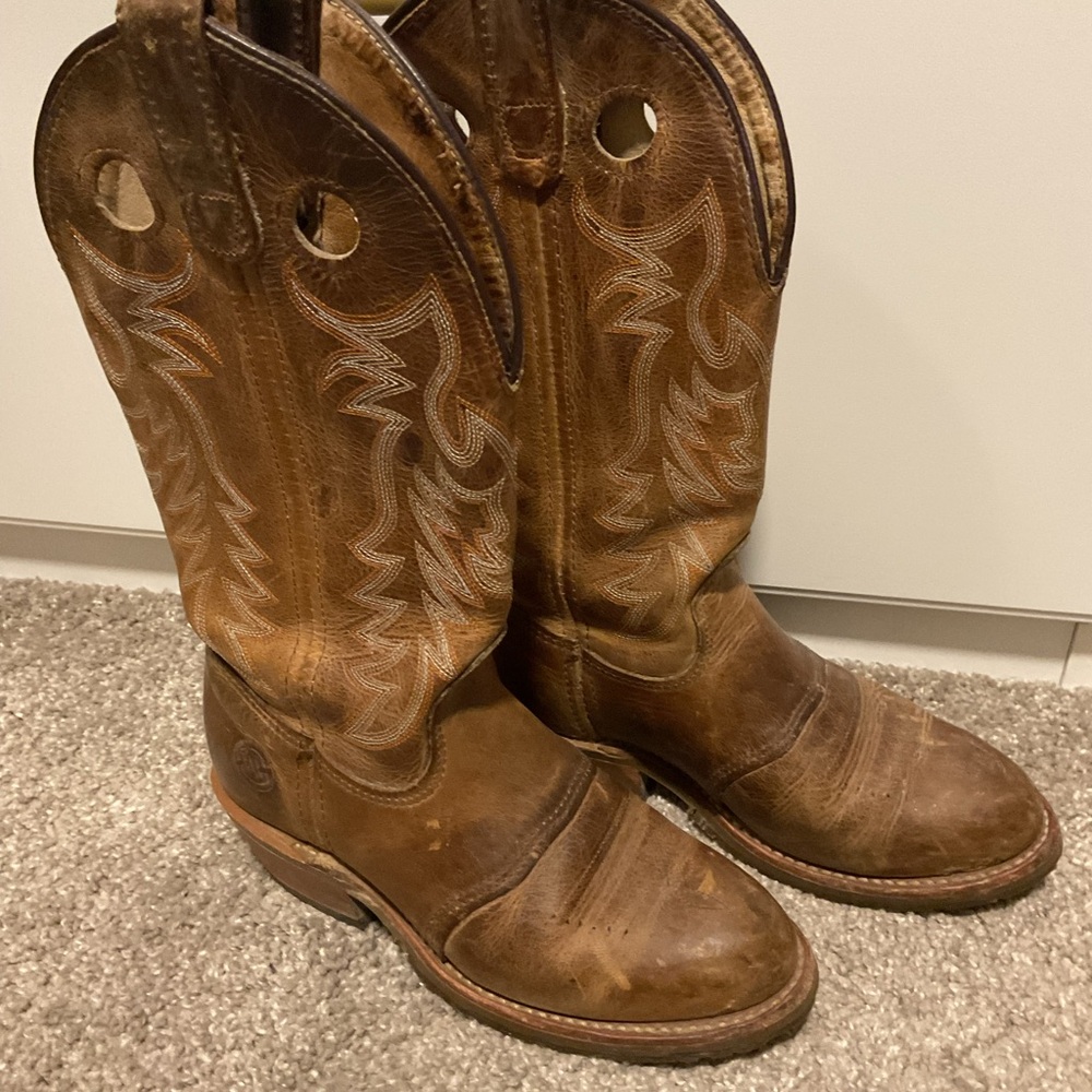 Double H Rustic Tan Western Boots